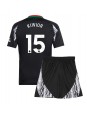 Arsenal Jakub Kiwior #15 Replika Borta Kläder Barn 2024-25 Kortärmad (+ byxor)